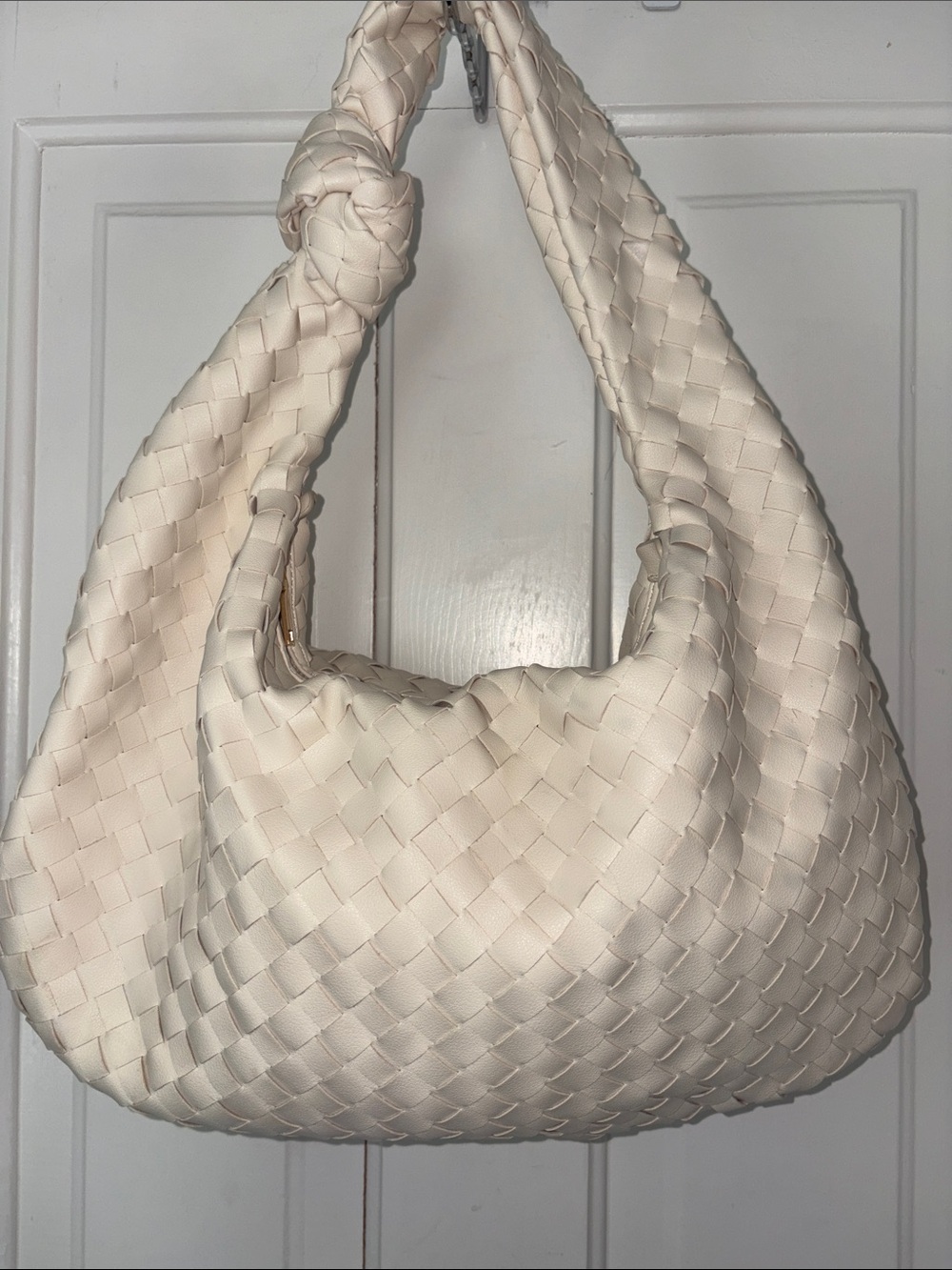 Urban Expressions Knotted butter cream Hobo Bag